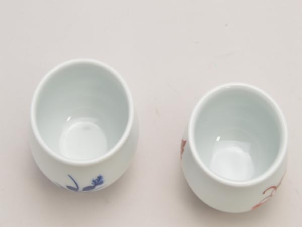 Amazon.co.jp: 源右衛門窯 干支 ぐい呑み 猪口 猪 酉 焼き物 2セット